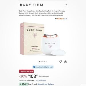 Body Firm Skin Revitalizing Tool - White